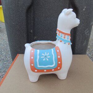 Alpaca Llama Planter Ceramic Llama Succulent Planter Pot 9 in